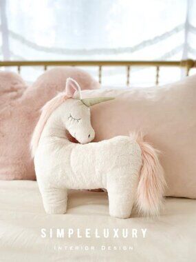 MON AMI Dreamy Unicorn Accent Decor stuffed animal-13 in